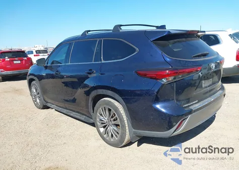 2021 Toyota Highlander Hybrid Platinum from USA, damaged, VIN 5TDFARAH7MS008597